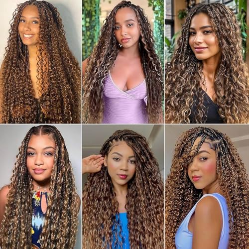 Human Braiding Hair Deep Wave Bulk Human Hair for Braiding No Weft 12A Brazilian Virgin Curly Human Hair Extensions for Boho Braids Wet and Wavy Human Hair Braiding Hair (4/27 -Deep Wave, 16/50g)
