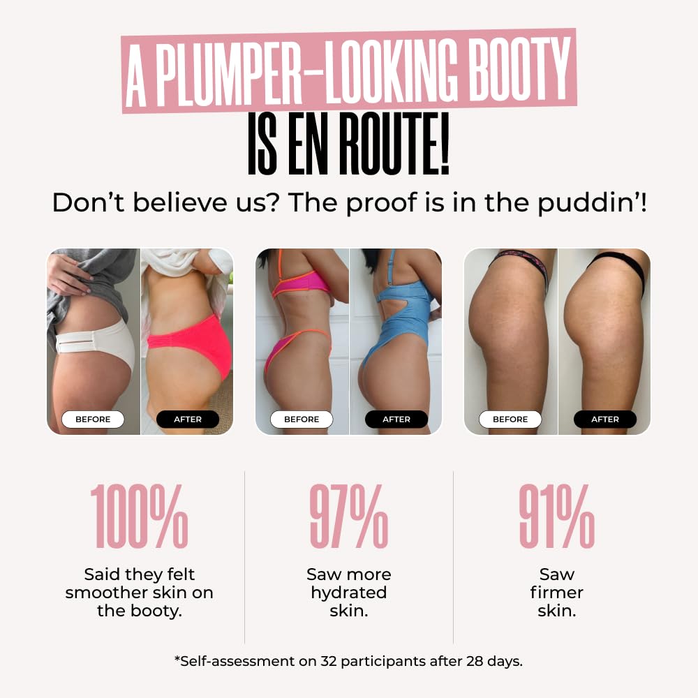 MAËLYS B-THICC Leave-On Booty Enhancing Mask - Booty Mask That Visibly Tightens Skin - Helps Enhance, Firm & Boost The Look Of Your Behind
